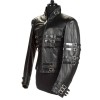 Hot Mj Michael Jackson Leather Jacket Military Style Gothic Jacket Fast Shipping